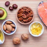 pescado, nueces y aceites